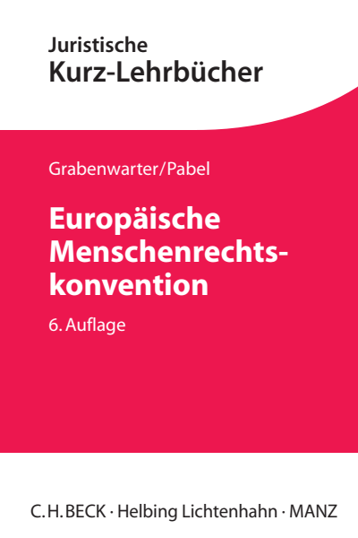 Cover of book: Europäische Menschenrechtskonvention