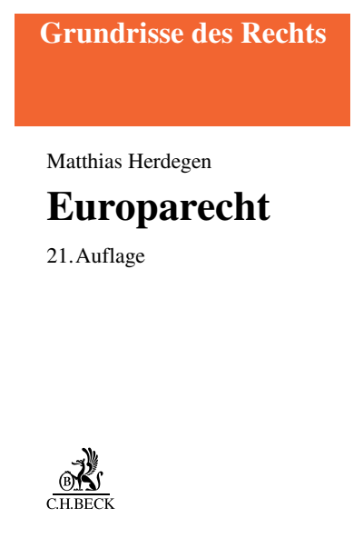 Cover of book: Europarecht