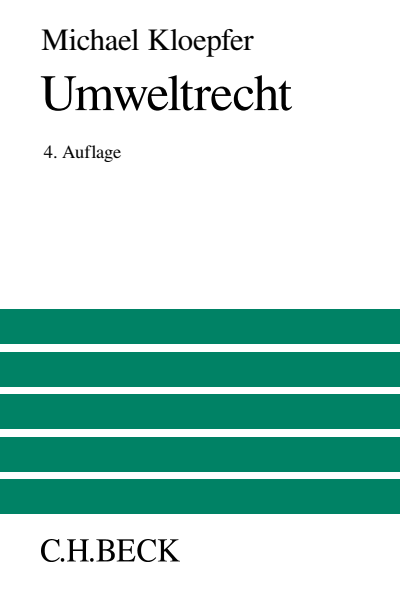 Cover of book: Umweltrecht