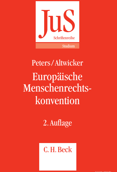 Cover des Buchs: Europäische Menschenrechtskonvention