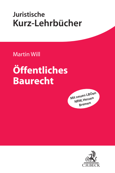 Cover of book: Öffentliches Baurecht