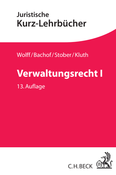 Cover des Buchs: Verwaltungsrecht I
