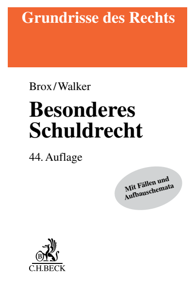 Cover of book: Besonderes Schuldrecht