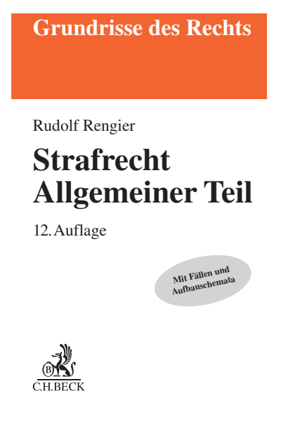 Cover des Buchs: Strafrecht Allgemeiner Teil