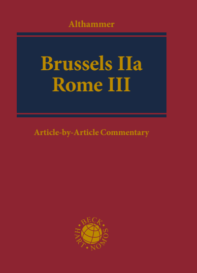 Cover des Buchs: Brussels IIa - Rome III