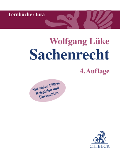 Cover des Buchs: Sachenrecht
