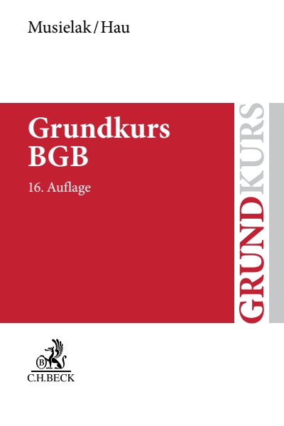 Cover of book: Grundkurs BGB