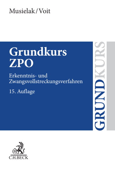 Cover of book: Grundkurs ZPO