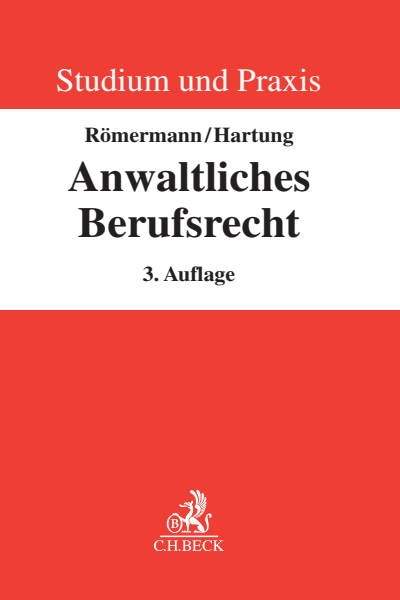 Cover of book: Anwaltliches Berufsrecht