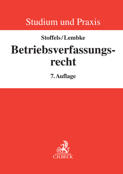 Cover of book: Betriebsverfassungsrecht