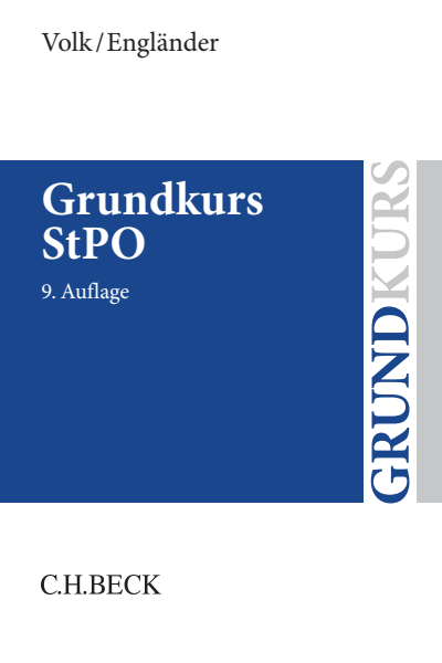 Cover of book: Grundkurs StPO