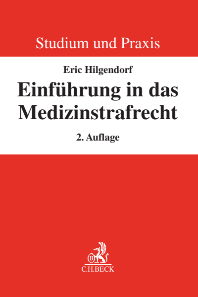 Cover of book: Einführung in das Medizinstrafrecht