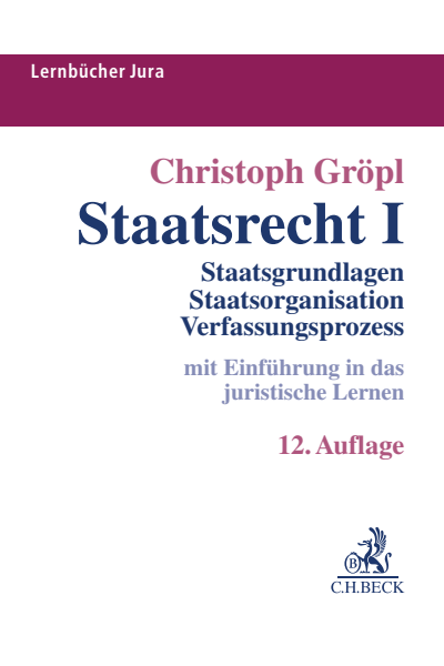 Cover des Buchs: Staatsrecht I