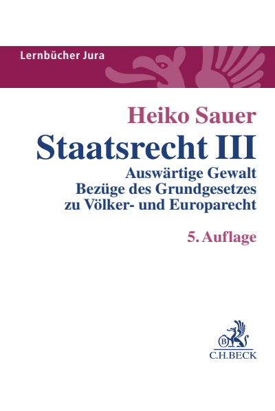 Cover des Buchs: Staatsrecht III