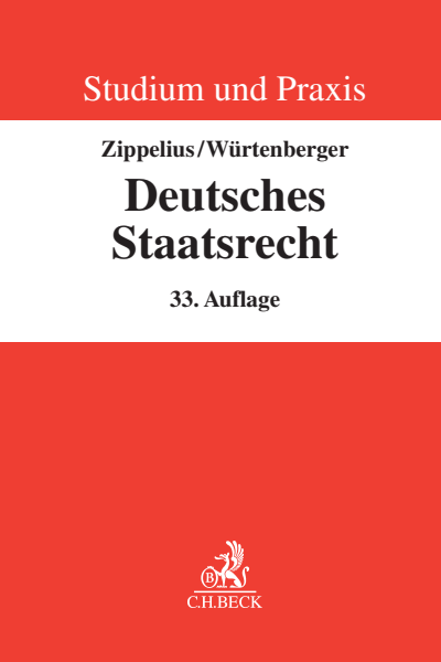 Cover of book: Deutsches Staatsrecht