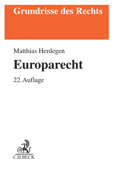 Cover of book: Europarecht