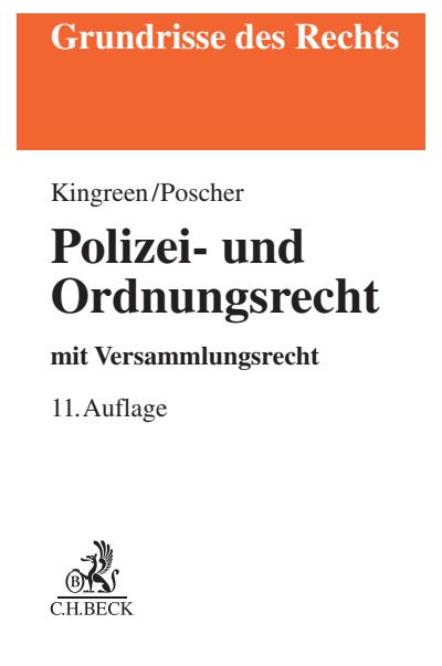 Cover of book: Polizei- und Ordnungsrecht