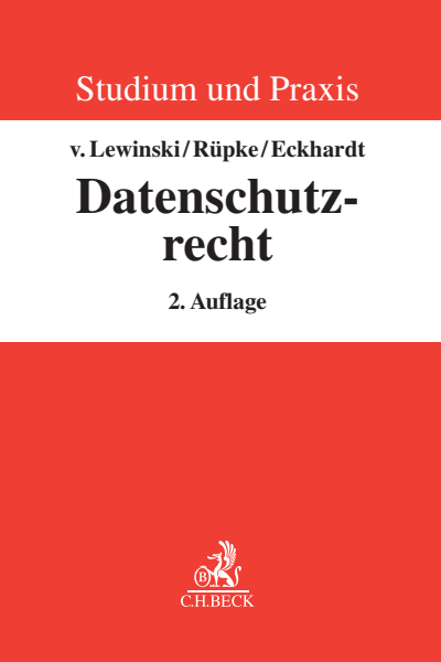 Cover of book: Datenschutzrecht