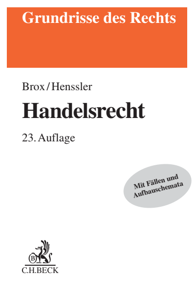 Cover of book: Handelsrecht