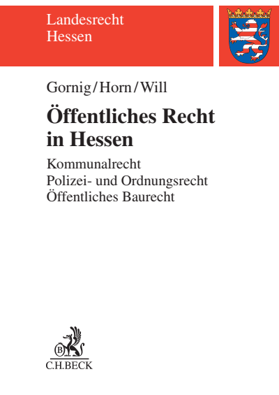 Cover des Buchs: Öffentliches Recht in Hessen