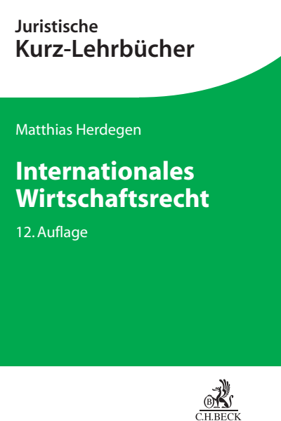 Cover of book: Internationales Wirtschaftsrecht