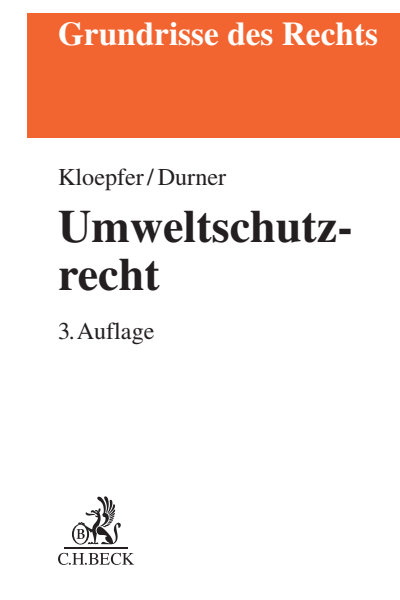 Cover of book: Umweltschutzrecht