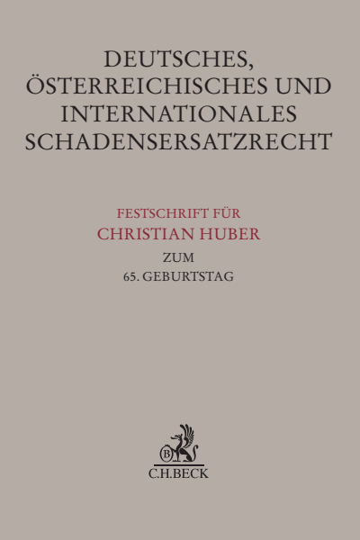 Cover of book: Deutsches, österreichisches und internationales Schadensersatzrecht