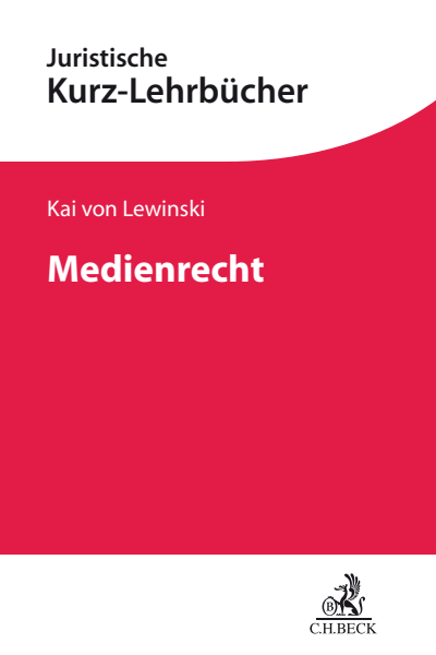 Cover of book: Medienrecht
