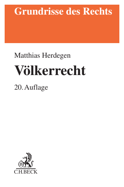 Cover of book: Völkerrecht