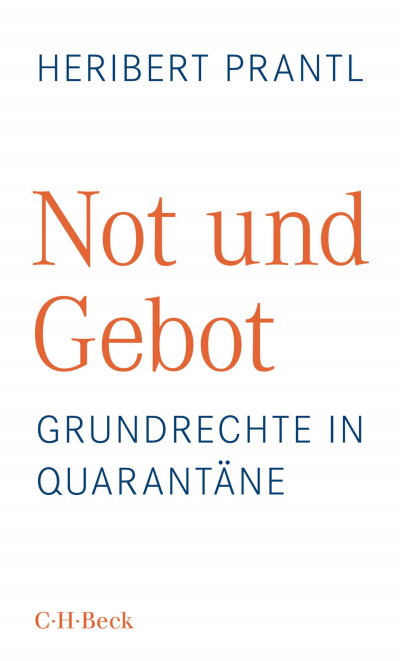 Cover des Buchs: Not und Gebot