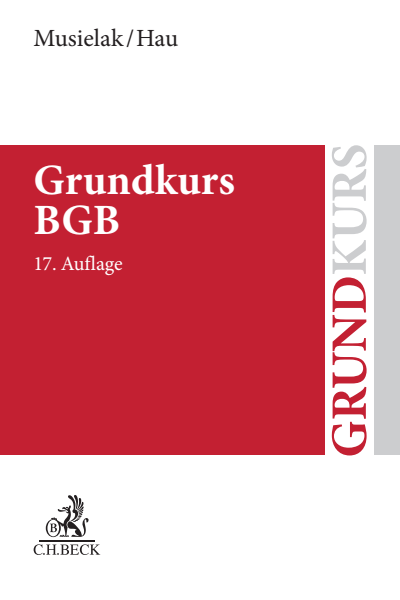 Cover of book: Grundkurs BGB