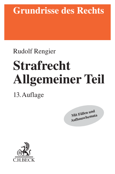 Cover des Buchs: Strafrecht Allgemeiner Teil