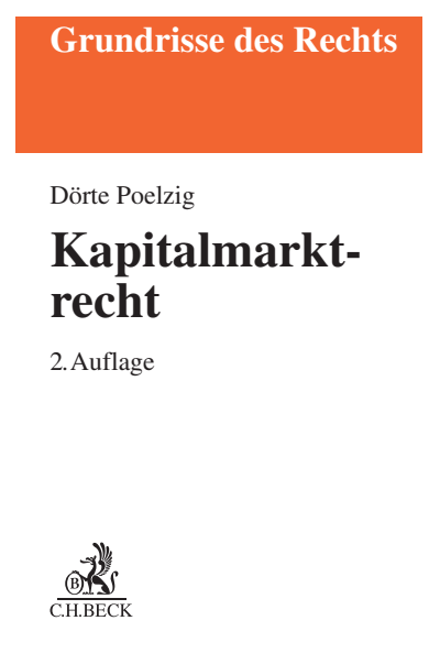 Cover of book: Kapitalmarktrecht