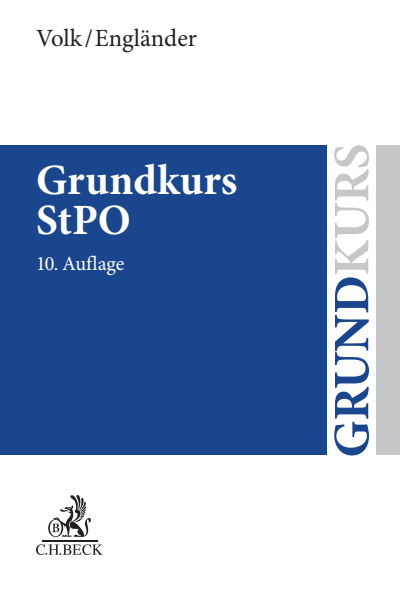 Cover of book: Grundkurs StPO