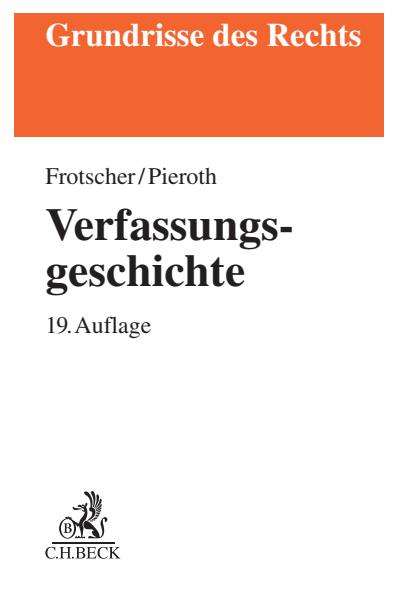 Cover of book: Verfassungsgeschichte
