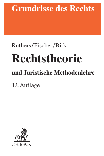 Cover of book: Rechtstheorie