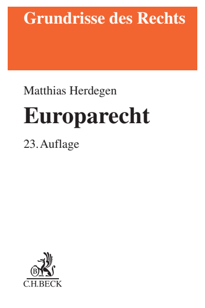 Cover of book: Europarecht
