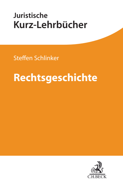 Cover of book: Rechtsgeschichte