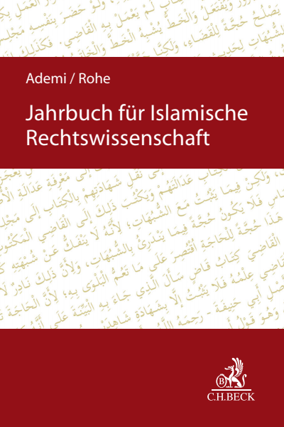 Cover des Buchs: Jahrbuch für islamische Rechtswissenschaft