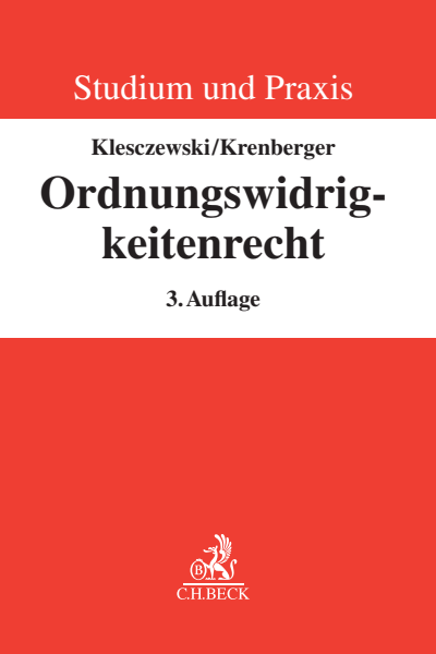 Cover of book: Ordnungswidrigkeitenrecht