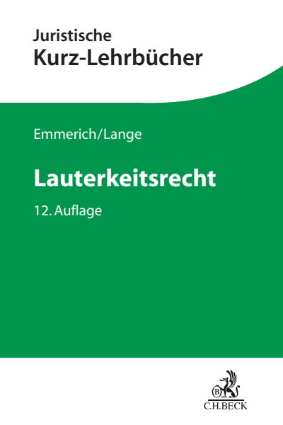 Cover of book: Lauterkeitsrecht