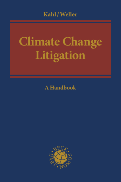 Cover of book: Climate Change Litigation