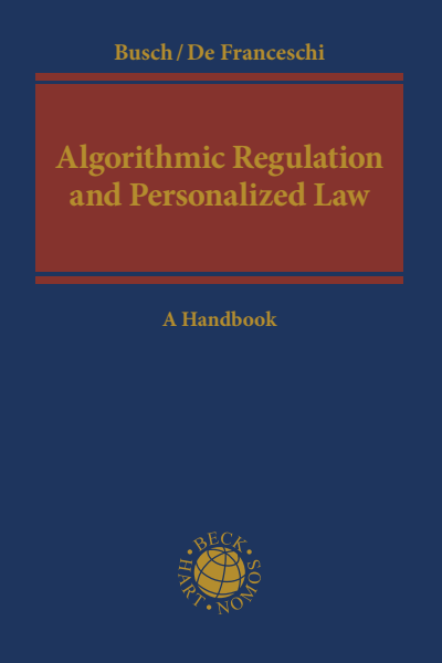 Cover of book: Algorithmic Regulation and Personalized Law
