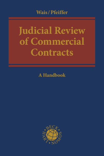 Cover of book: Judicial Review of Commercial Contracts