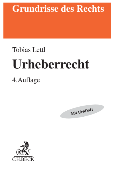 Cover of book: Urheberrecht