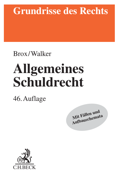 Cover of book: Allgemeines Schuldrecht