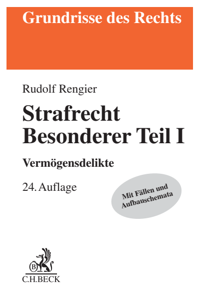 Cover des Buchs: Strafrecht Besonderer Teil I