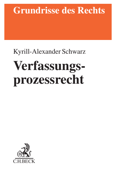 Cover of book: Verfassungsprozessrecht