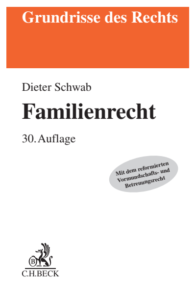 Cover of book: Familienrecht