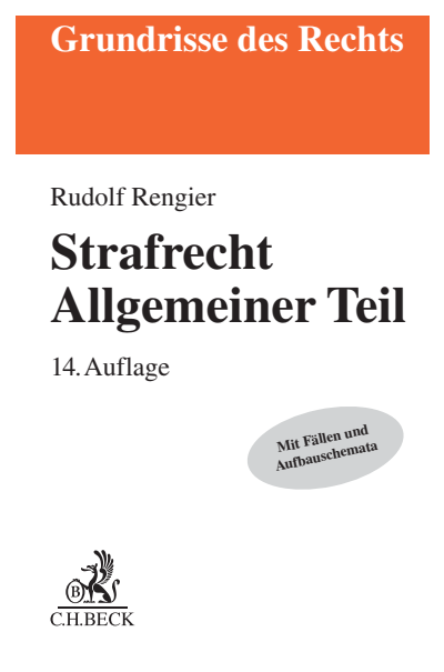 Cover des Buchs: Strafrecht Allgemeiner Teil